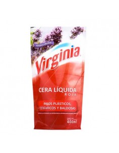 CERA VIRGINIA LêQUIDA D/P ROJA 400 ML
