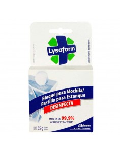 UNIDAD DESINFECTANTE LYSOFORM PASTILLA 35 GR